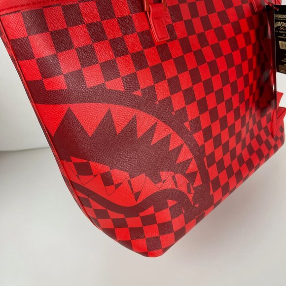 New Sprayground Infared Shark Bite Tote - Picture 5 of 11